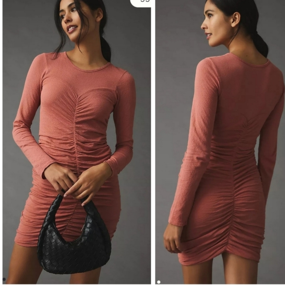 Sundry ruched sweetheart dress Size Medium